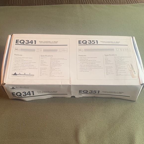 ART 351 EQ 31-band 1/3 octave graphic equalizer. Approx 19” x 7 1/2” x 1 3/4” - Picture 1 of 16